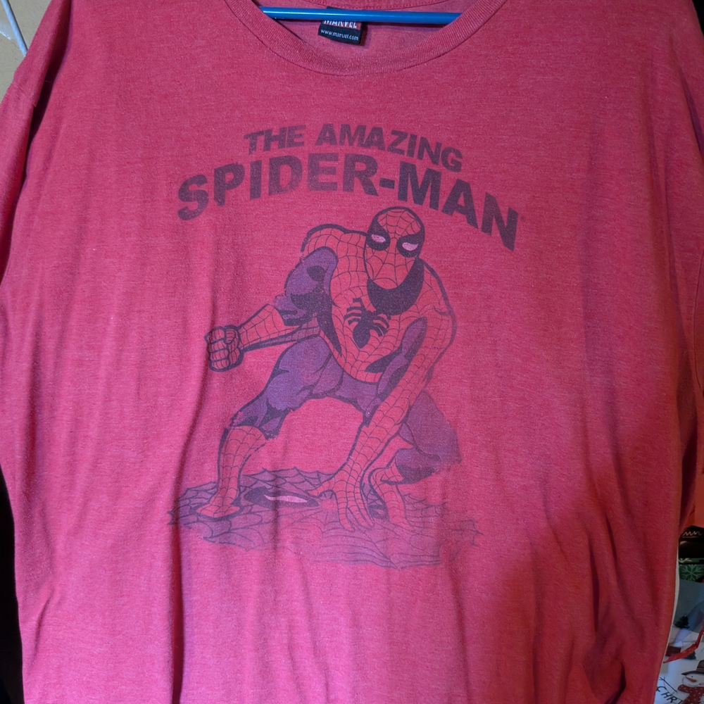 Marvel The Amazing Spider-Man Red Long Sleeve Shirt